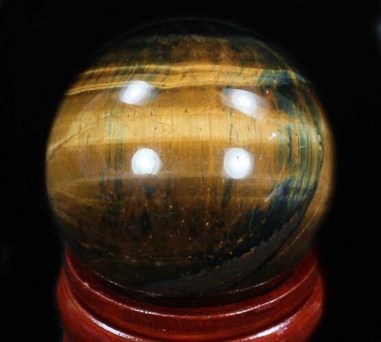 Top Quality Polished Tiger's Eye Sphere #33639